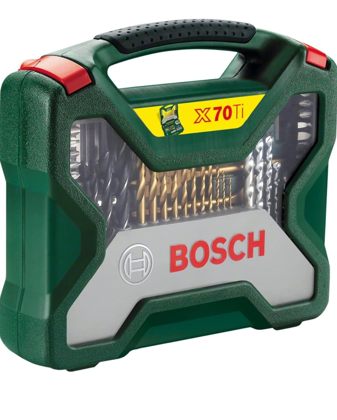 Bosch 70-Pieces X-Line Titanium Drill and Screwdriver Bit Set (for Wood, Masonry and Metal, Accessories Drills)